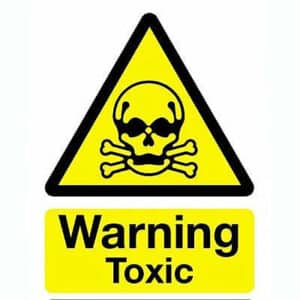 Toxic warning
