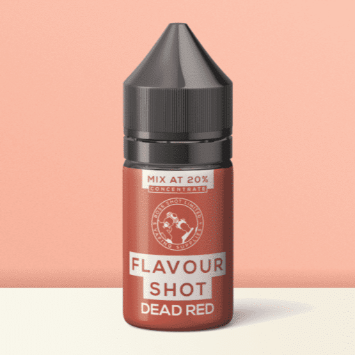 Dead Red -Flavour Boss 30ml  One Shot E-Liquid Concentrate Flavouring.