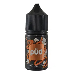 PUD Butterscotch Popcorn 30ml One Shot, E-Liquid concentrate flavouring.