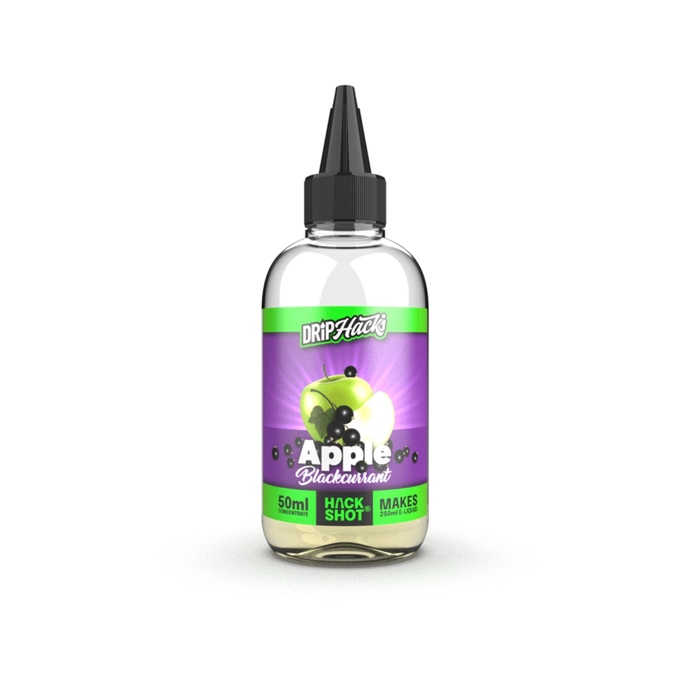 Apple & Blackcurrant Hackshot, Drip Hacks E-Liquid Concentrate flavouring.