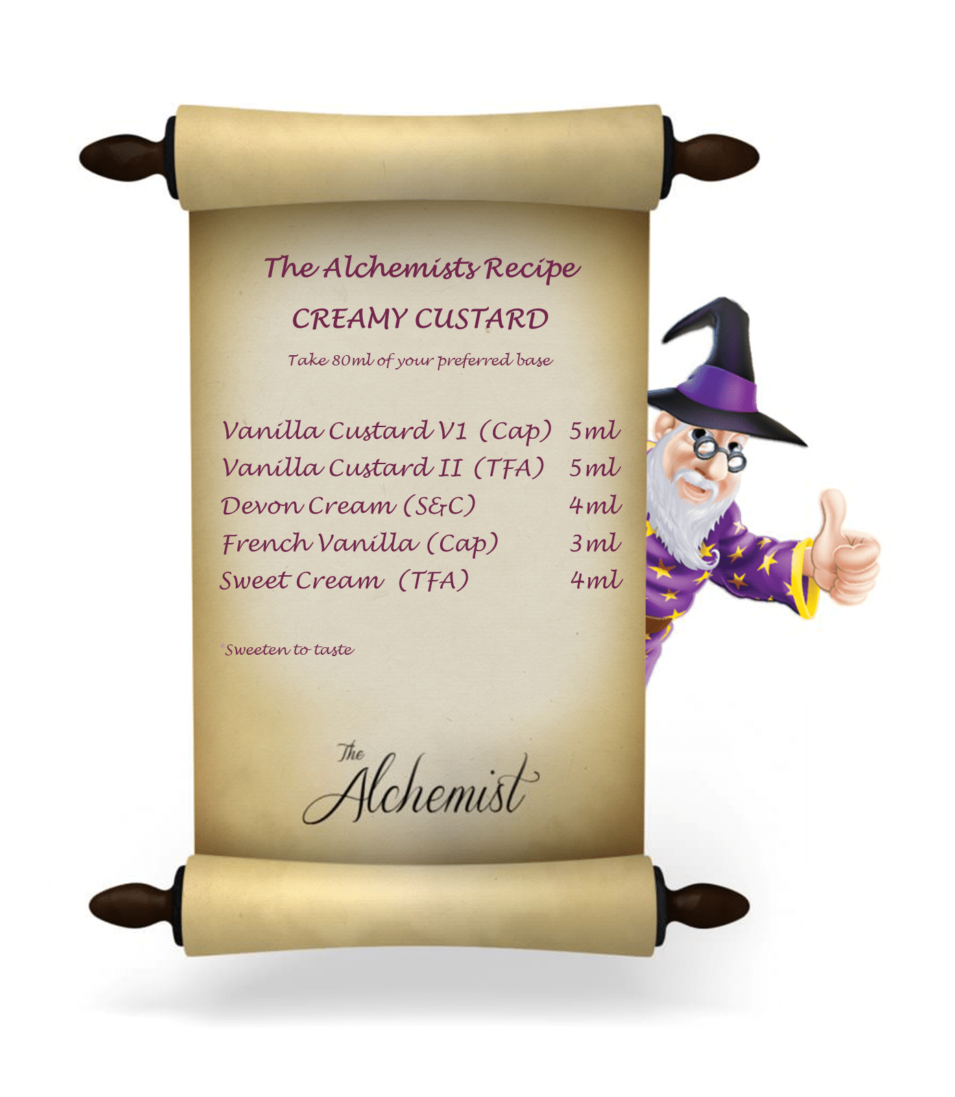 Creamy Custard The Alchemists Cupboard