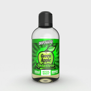 Green Apple Splatters Hackshot, Drip Hacks E-Liquid Concentrate flavouring.