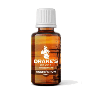Drakes NET Tobacco Concentrates - Roche's Rum DIY E-Liquid Flavouring.