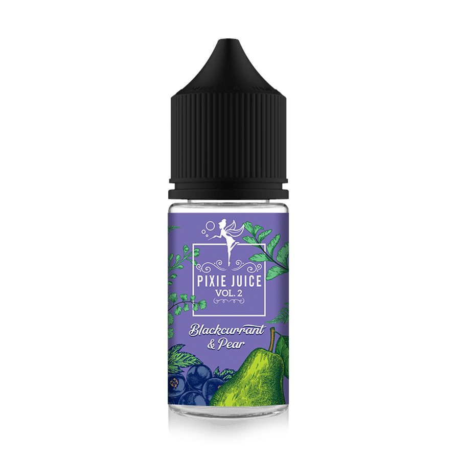 Blackcurrant & Pear Pixie Juice Vol 2 30ml Concentrate One-Shot, DIY E-Liquid.