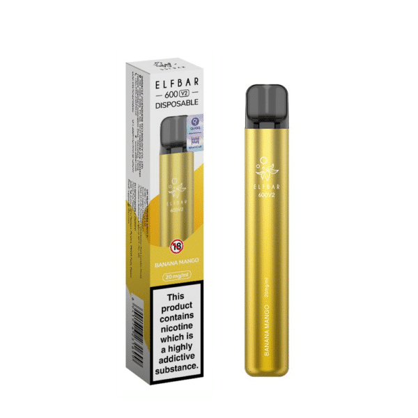 ELF BAR V2 BANANA MANGO - DISPOSABLE VAPE - 2% NICOTINE