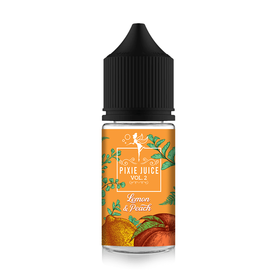 Lemon & Peach Pixie Juice Vol 2 30ml Concentrate One-Shot, DIY E-Liquid.