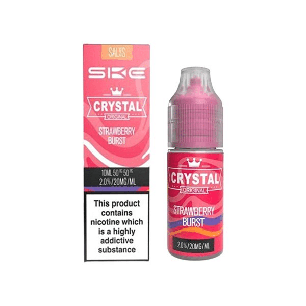 Strawberry Burst - SKE CRYSTAL NIC SALT E-LIQUIDS
