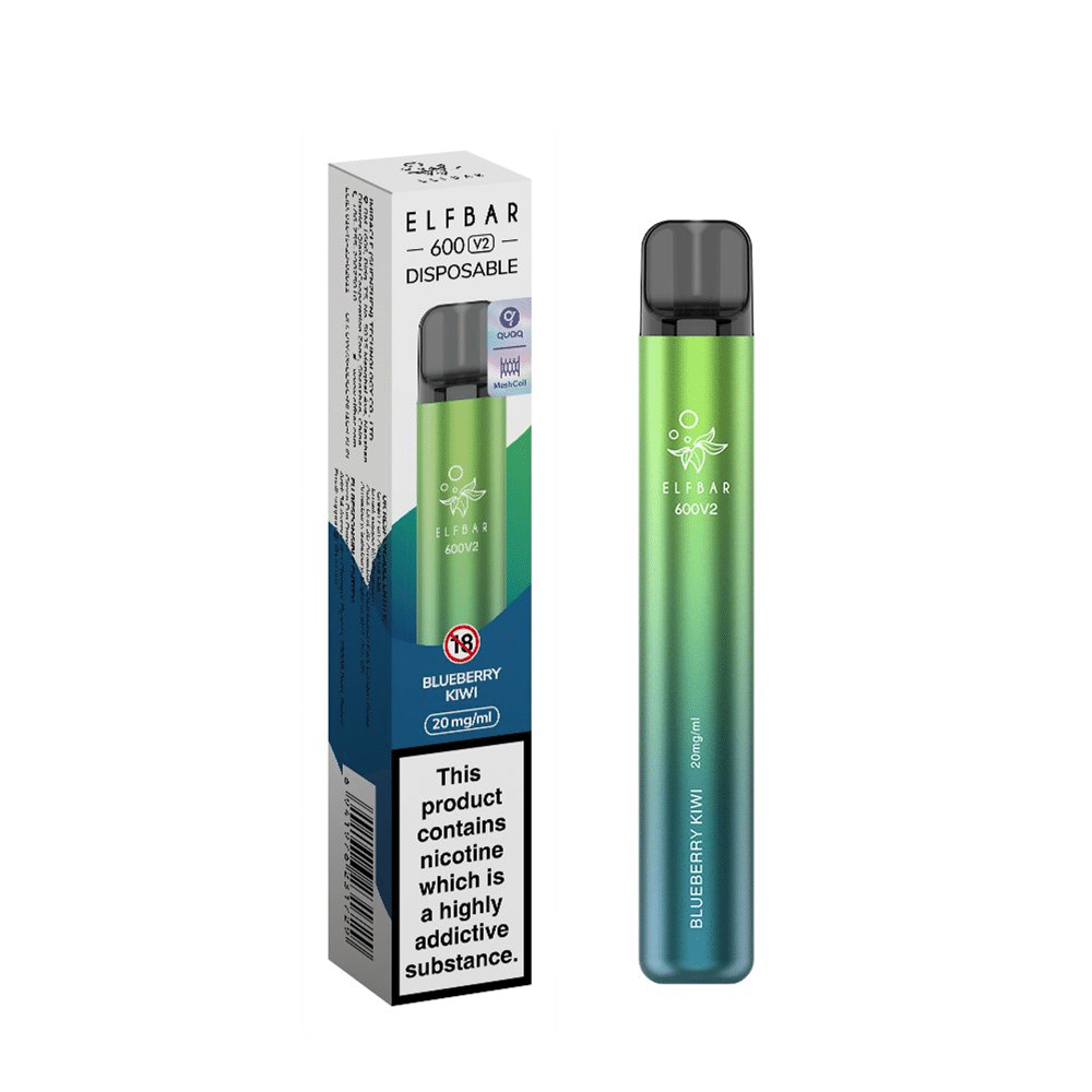 ELF BAR V2 BLUEBERRY KIWI - DISPOSABLE VAPE - 2% NICOTINE
