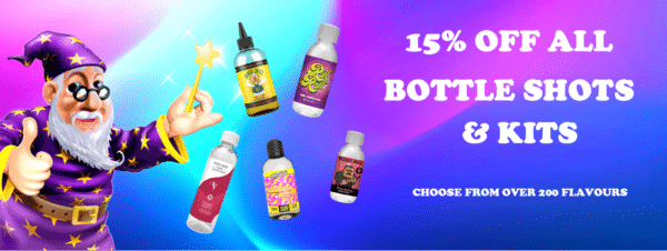 15% BOTTLE SHOT MAILSHOT BANNER