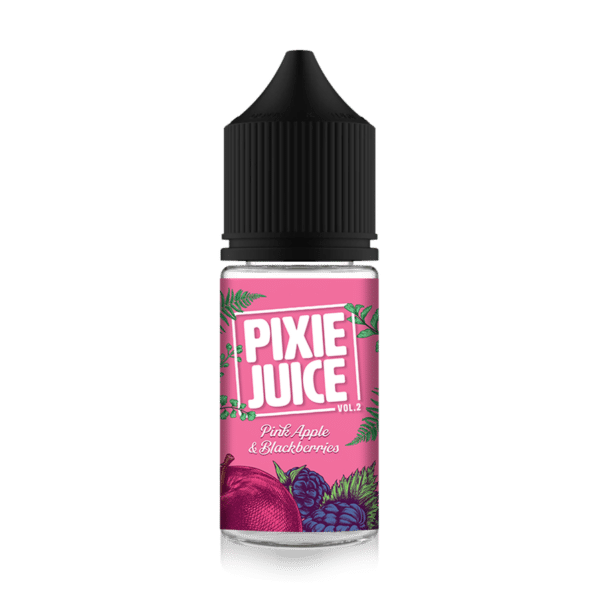 Pink Apple & Blackberries Pixie Juice Vol 2 30ml Concentrate One-Shot, DIY E-Liquid.