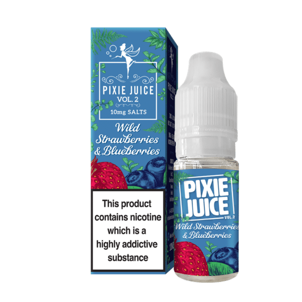 Pixie Juice Vol 2 - Wild Strawberries & Blueberries Nicotine Salts E-Liquid 10mg