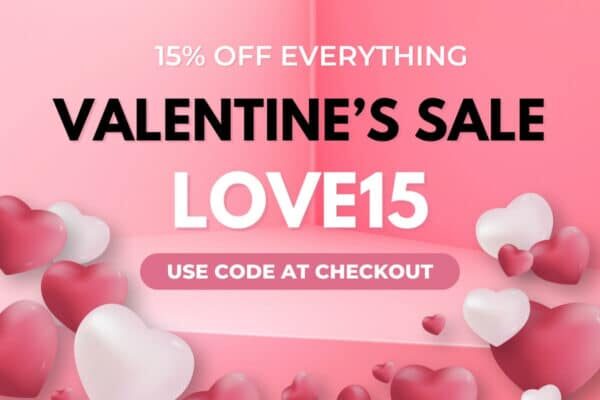 Valentines-Sale - 15% off