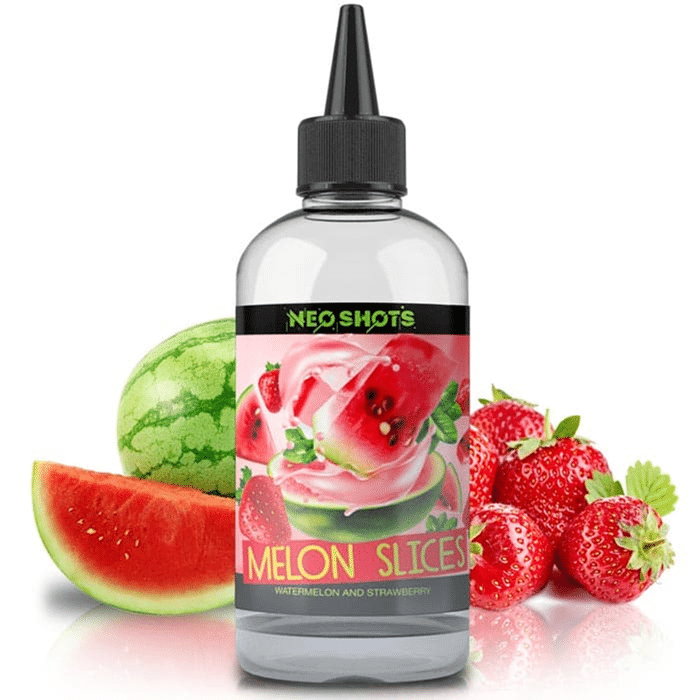 Melon Slices NEO Shot - Nom Nomz DIY E-Liquid Concentrate Flavouring Bottle Shot.