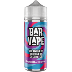 Strawberry Raspberry Cherry Ice 50/50 100ml Shortfill - Bar Vape