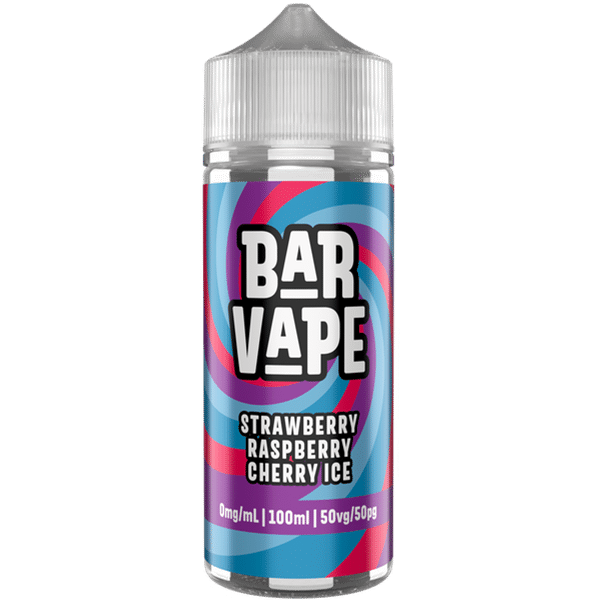 Strawberry Raspberry Cherry Ice 50/50 100ml Shortfill - Bar Vape
