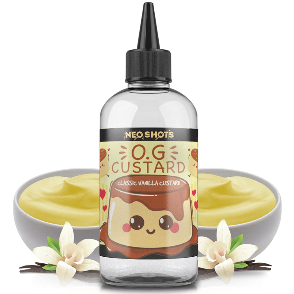 OG Custard NEO Shot - Nom Nomz DIY E-Liquid Concentrate Flavouring Bottle Shot.